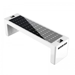 Solar Smart Park Bench s bezdrátovou nabíječkou a 4G Wifi routerem