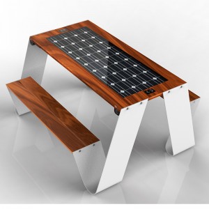 Venkovní piknikový stolek Solární lavice Výrobce inteligentních křesel Dodavatel