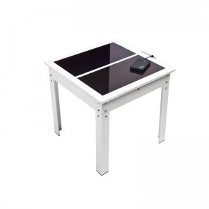 Solární stolní mobilní nabíjecí stolek venkovní stůl se solárními panely